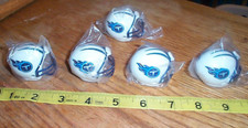 Lot 5 NFL Licensed Mini Logo Helmets (Pencil Toppers) Tennessee Titans