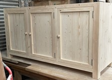 Kitchen Base Unit In Solid Pine With Solid Pine Worktop