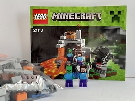 LEGO 21113 Minecraft The Cave 100% Complete - No Box *Retired*