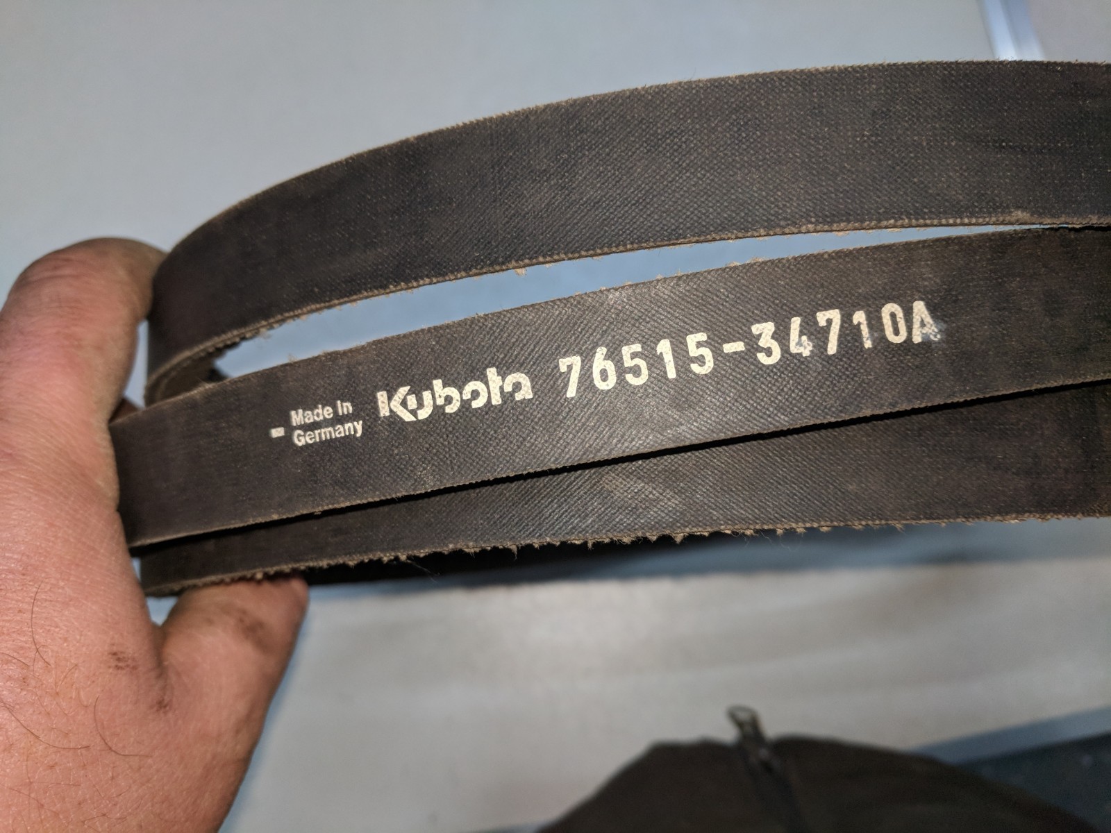 GENUINE KUBOTA DRIVE BELT FOR 60" DECK 7651534710A eBay