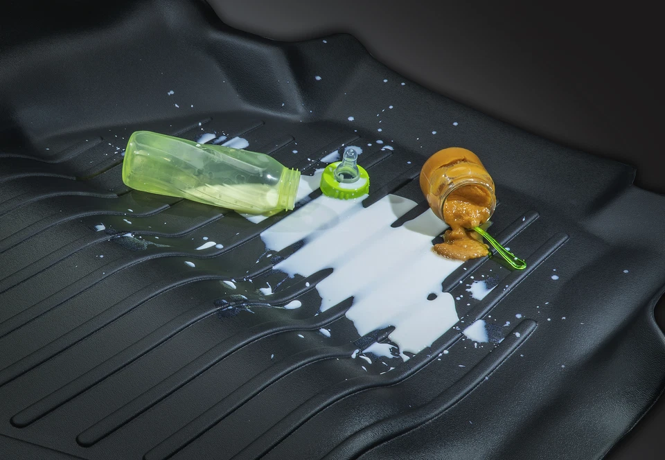 SMARTLINER Custom Fit Floor Mats 1st Row Liner OEM TPE 2005-2011 Toyota Tacoma Foto 4 de 4