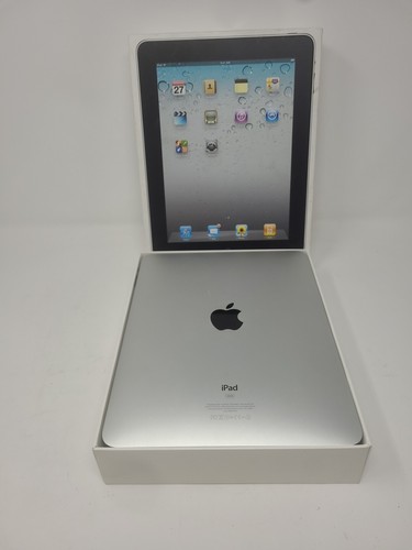 Apple iPad 1st Generation Model A1219 (2010) Silver/Black 32 GB 9.7" - Afbeelding 3 van 5