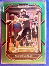 NFL - Tanner Morgan 2023 Panini Prizm Draft Picks Green RC - Steelers