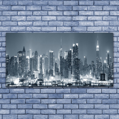 Impression sur toile Image tableaux 125x50 Bâtiments Fleurs