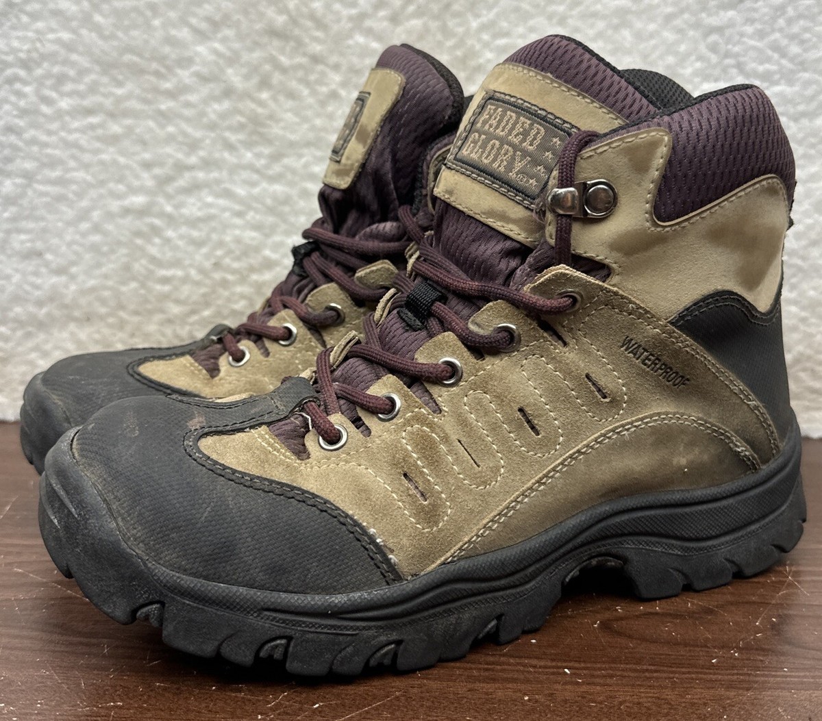 Faded Glory Montrose Waterproof Hiking Boots Men Sz Women Sz