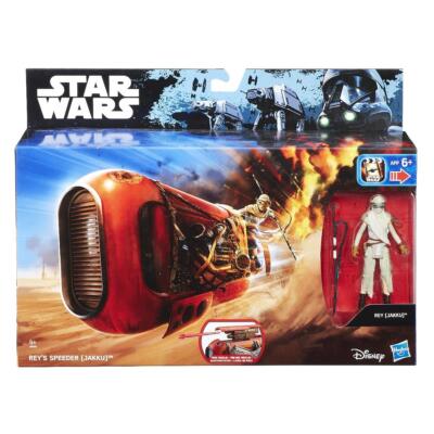 Hasbro Star Wars Rogue One  Class I Deluxe Reys Speeder mit 3.75'' Action Figur