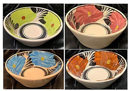 Plato Hondo Plato De Barro Mexicano 4-Made In Mexico Grande Liso