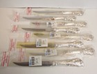 Deadstock Reed & Barton Francis I Sterling Silver Steak Knives Beveled Edge 8 Pc
