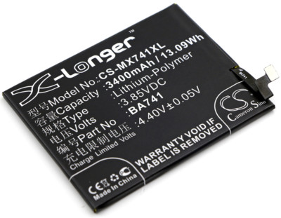 3,85V Akku für Meilan E2 Premium Cell 3400mAh Li-Polymer Neu UK
