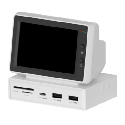 Hagibis Mini Monitor USB-C Docking Station 3.5'' IPS Screen USB