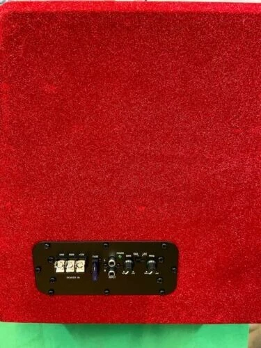 1500 watts 12" Bass box car audio sub woofer amp active amplified NEW UPGRADED - Image 3 of 4