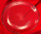 Pyrex Serving Platter 212 Clear Glass 12” Pizza Pan Large Baking Dish Vintage