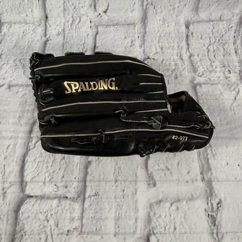 Spalding Hustler Competitive Black Softball Glove Right-Hand Throw 12" 42-977 - Picture 2 of 5