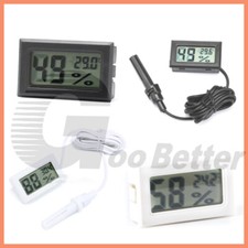 Digital Temperature Humidity Meter Sensor Thermometer Hygrometer Room Gauge LCD