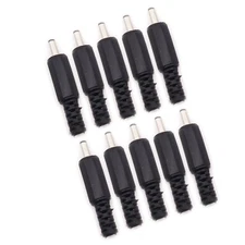 NJ STOCK  10pcs 3.5mm x 1.1mm Male Soldered Type DC Power Plug Connector Adapter