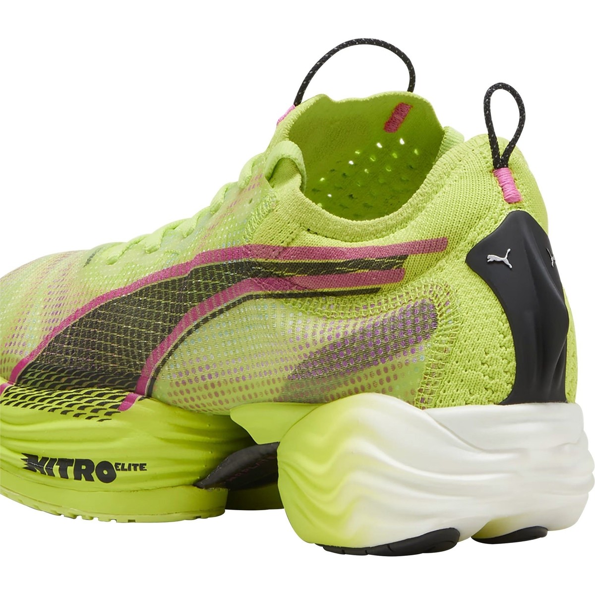 Puma Fast-R Nitro Elite 2 Womens Running Shoes Green Lightweight