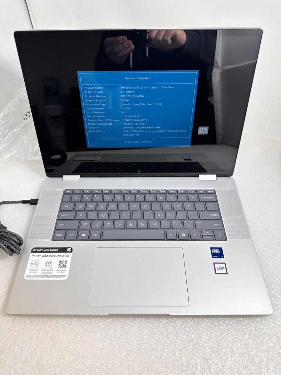 HP Envy X360 2 in 1 Laptop 16-AC0013DX 16