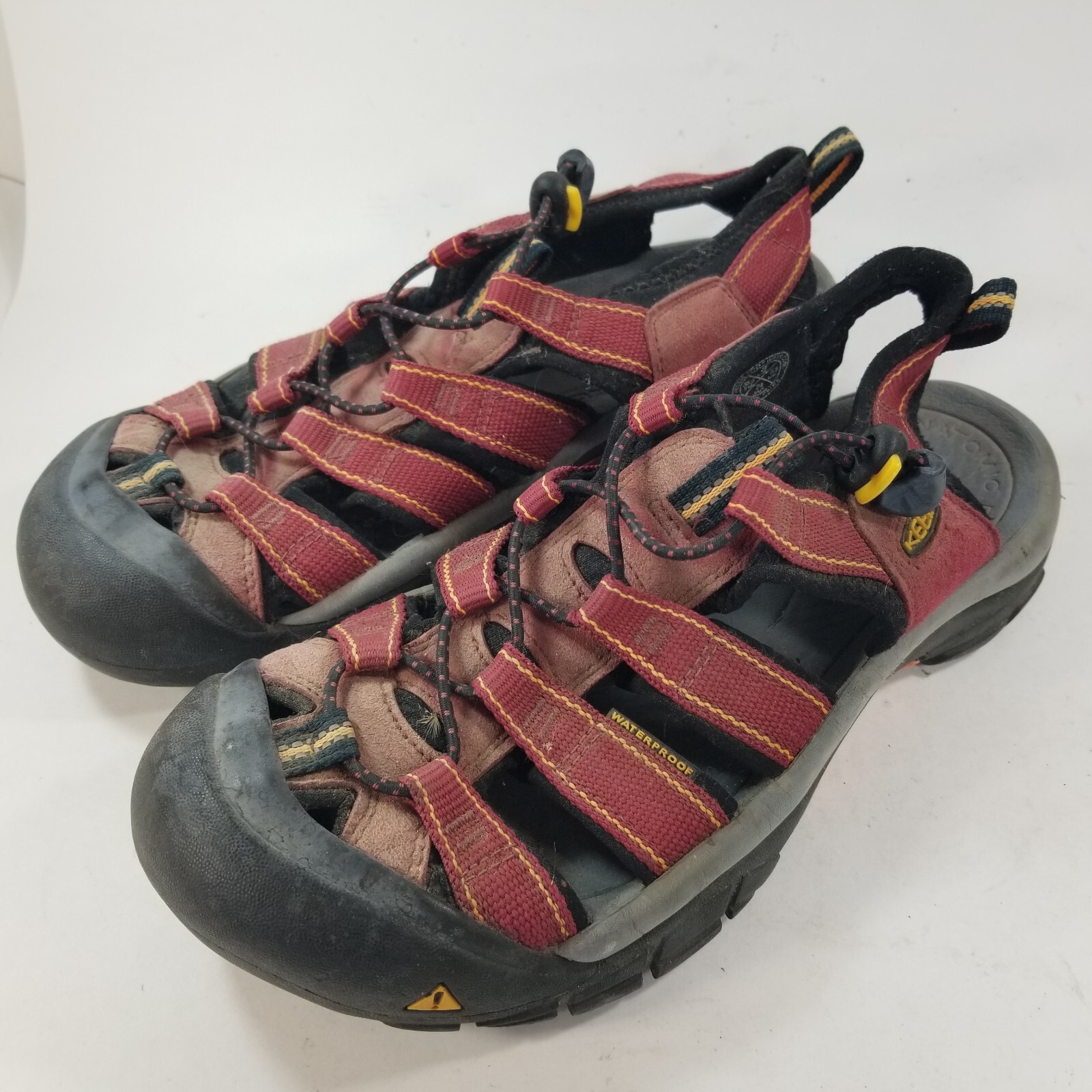 Keen Shoes Donna Tg 8 Sandali Newport Impermeabili Atletica Escursionismo Rosso