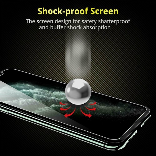 Protective Glass For iPhone 14 11 13 12 Screen Protector XR SE 7 Tempered Glass - Picture 3 of 12
