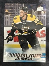 2019-20 Upper Deck Young Guns 473 Jack Studnicka Boston Bruins