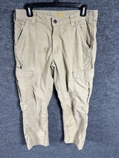 Carhartt Men's Cargo Force Relaxed Fit Tactical Beige Khaki Work Pants 32x28