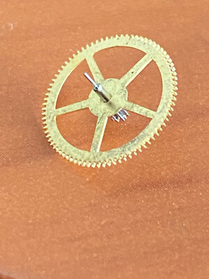 VINTAGE FOURTH WHEEL FOR 16 SIZE HAMILTON 992 POCKET WATCH MOVEMENT MODEL 2