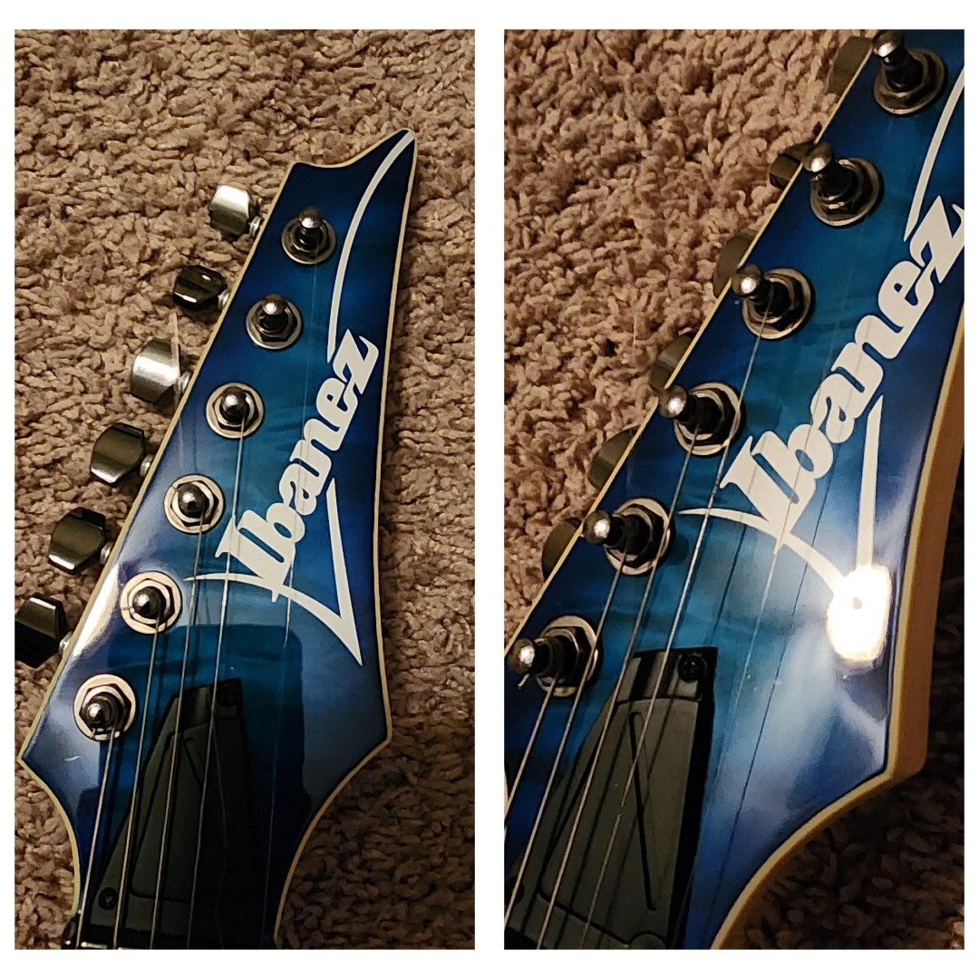 Ibanez S670QM （アーム、ソフトケース付き） Ibanez S670QM Solidbody Electric Guitar with Meranti Body