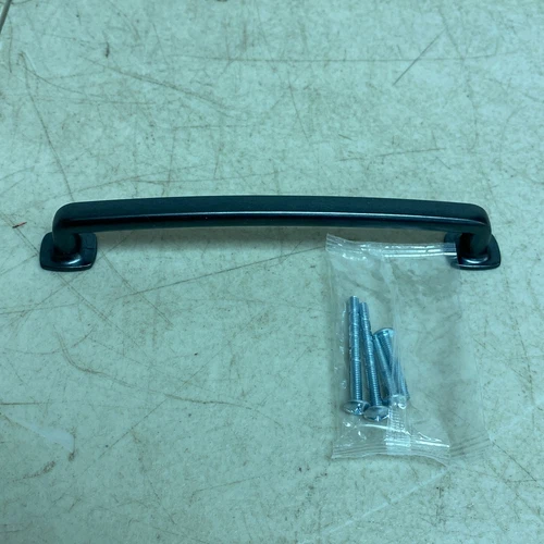 Hardware Resources Belcastel 160mm (6.3") Cabinet Pull Gunmetal 1-Pack - Picture 3 of 10