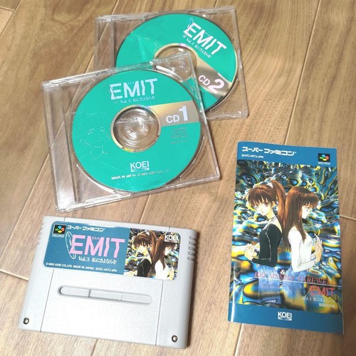 EMIT Vol. 1, 3 for Nintendo SNES super famicom cartridge Koei japan near mint - Picture 12 of 16