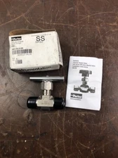 PARKER 1/2" NPT Inline Needle Valve 316 SS 8M-V8LR-SS FREE SHIPPING!!!!