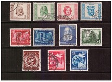 DDR Jahrgang 1952  Mi. Nr. 311-321  gestempelt