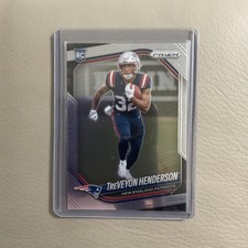 Treveyon Henderson 2025 Panini Prizm Rookie #343 (RC) New England Patriots