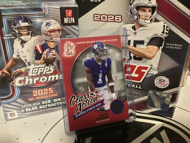 2025 Topps Signature Class - Class Action Malik Nabers #CA-23