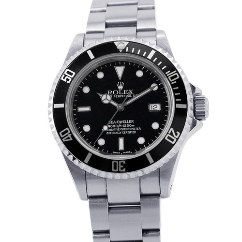 ROLEX Sea-Dweller 40mm Stainless Steel Black Dial 16600