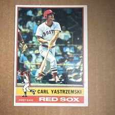 Topps 1976 #230 Carl Yastrzemski Boston Red Sox Base Set Baseball MLB