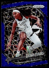 2025 Panini Prizm WNBA Dana Evans #33 Blue Velocity Prizm
