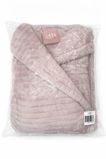 Bata de baño Ulta Beauty acogedora tejida con gofre - Bata cómoda premium TALLA-S