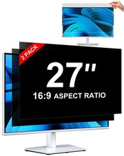  2-Pack Privacy Screen For Computer Monitor, 27-Inch 16:9 Aspect Ratio; Anti...