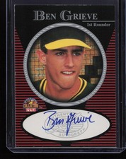1997-98 Score Board Autographed Collection #NNO Ben Grieve Autographs