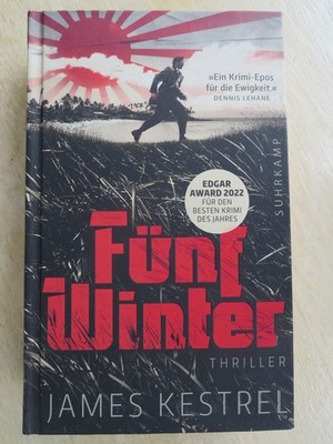 Fünf Winter; Thriller; James Kestrel; gebunden 2023