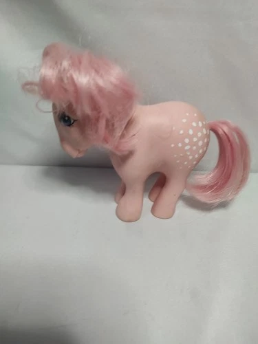 Vintage 1982 My Little Pony G1 MLP Cotton Candy Pink Hair Hasbro Pink Pony 