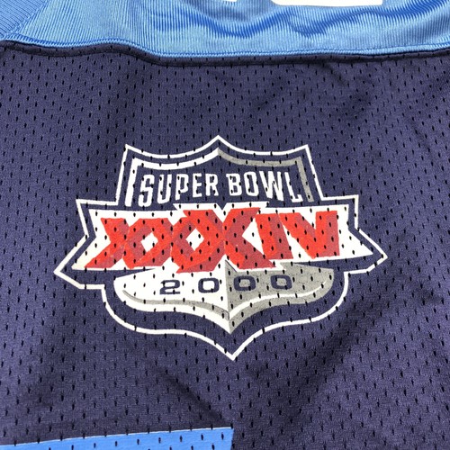 Tennessee Titans Jersey Mens Medium NFL Football Super Bowl XXXIV Eddie George - Picture 6 of 13