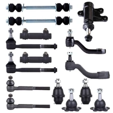 15Pcs Front Ball Joints Outer Tie Rod Ends Pitman Arm For 1995-1999 GMC YUKON