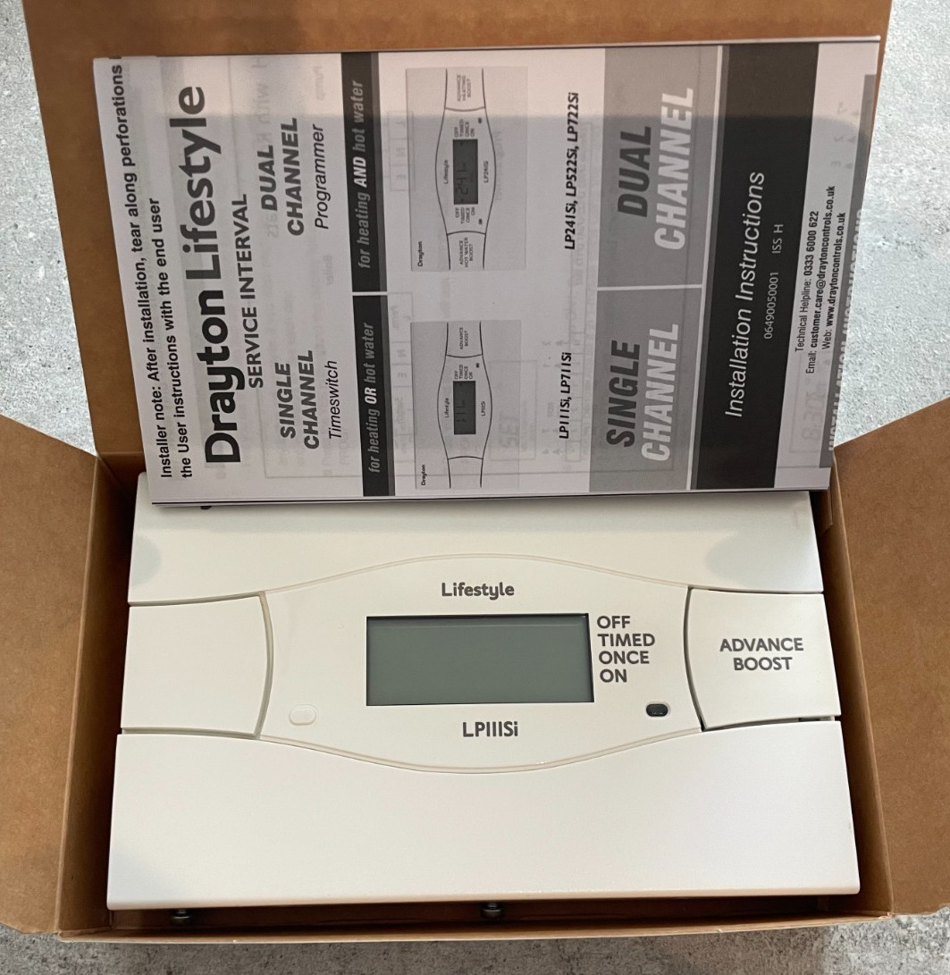 Drayton Lifestyle LP111Si 24 Hour Electronic Timeswitch 25493 - BNIB