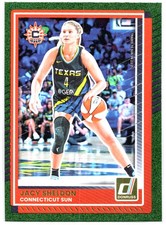 2025 Donruss Jacy Sheldon 33 Green Shimmer Connecticut Sun