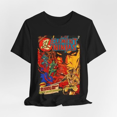 Five Element Ninjas T-Shirt: Vintage Action Movie Graphic Tee