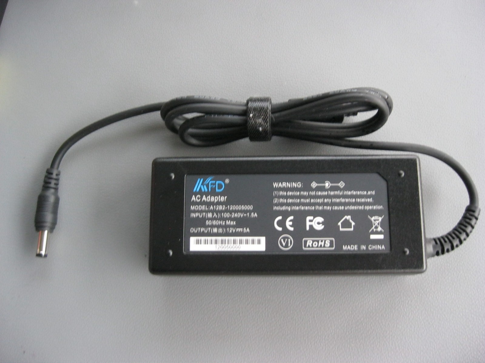A12b2-120005000 12v 5a Power Supply - Free Shipping