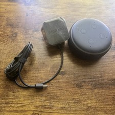 Altavoz inteligente Amazon Echo Dot Gen 3 carbón C78MP8 con fuente de alimentación - probado