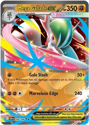 #ad Mega Gallade ex ME04: Chaos Rising CRI $1.50