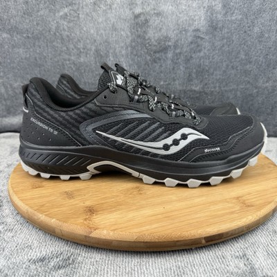 Saucony Excursion TR15 Shoes Mens Size 10.5 Black Running Trail Outdoor Sneakers